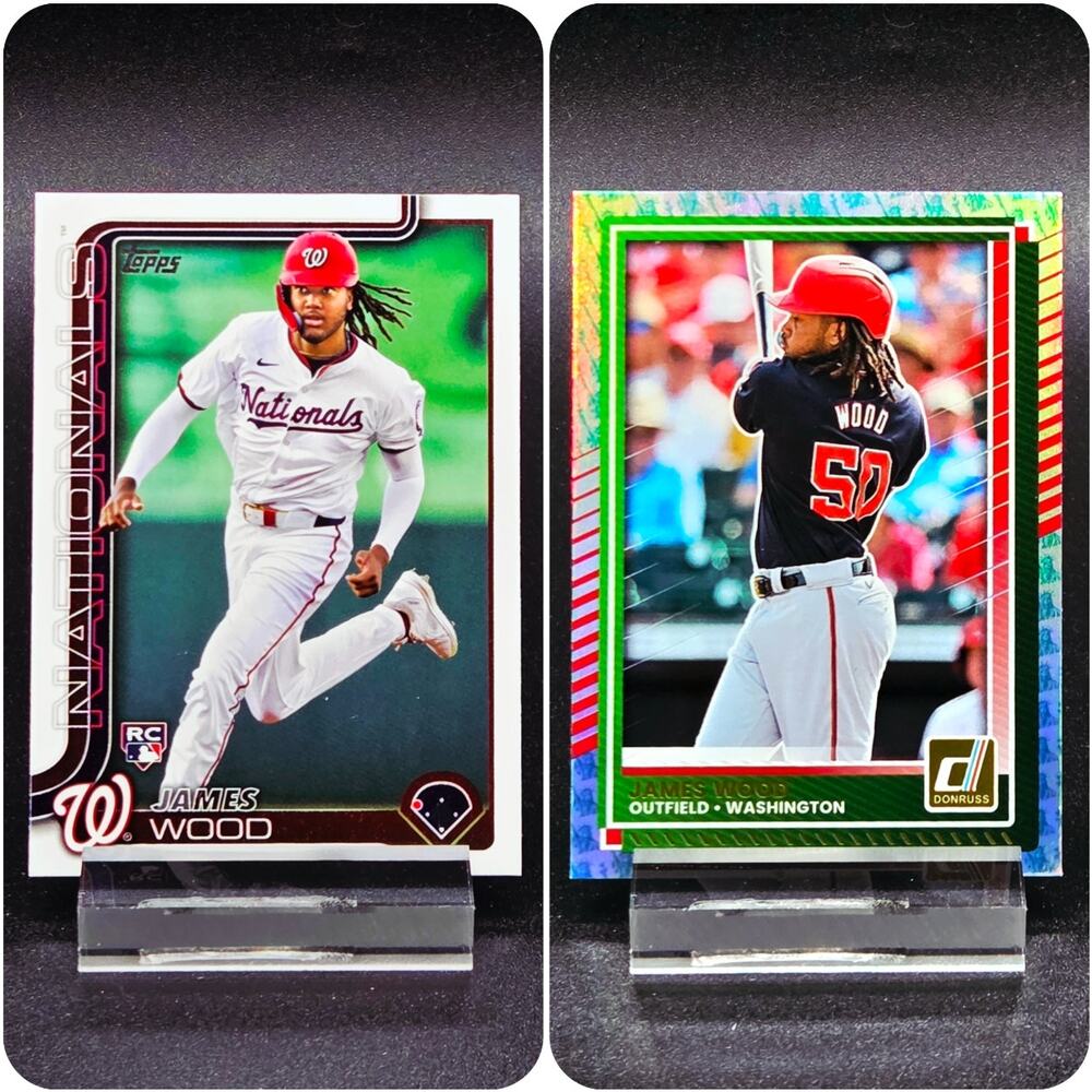James Wood Liberty Foil RC Washington Nationals Top Prospect